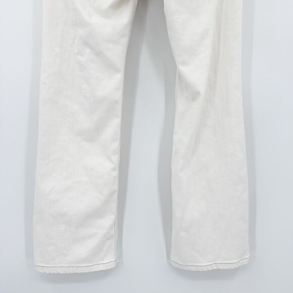 Marc Jacobs White Denim Straight Leg Jeans Vintage Y2K Luxury Womens Size 4 - Picture 9 of 9